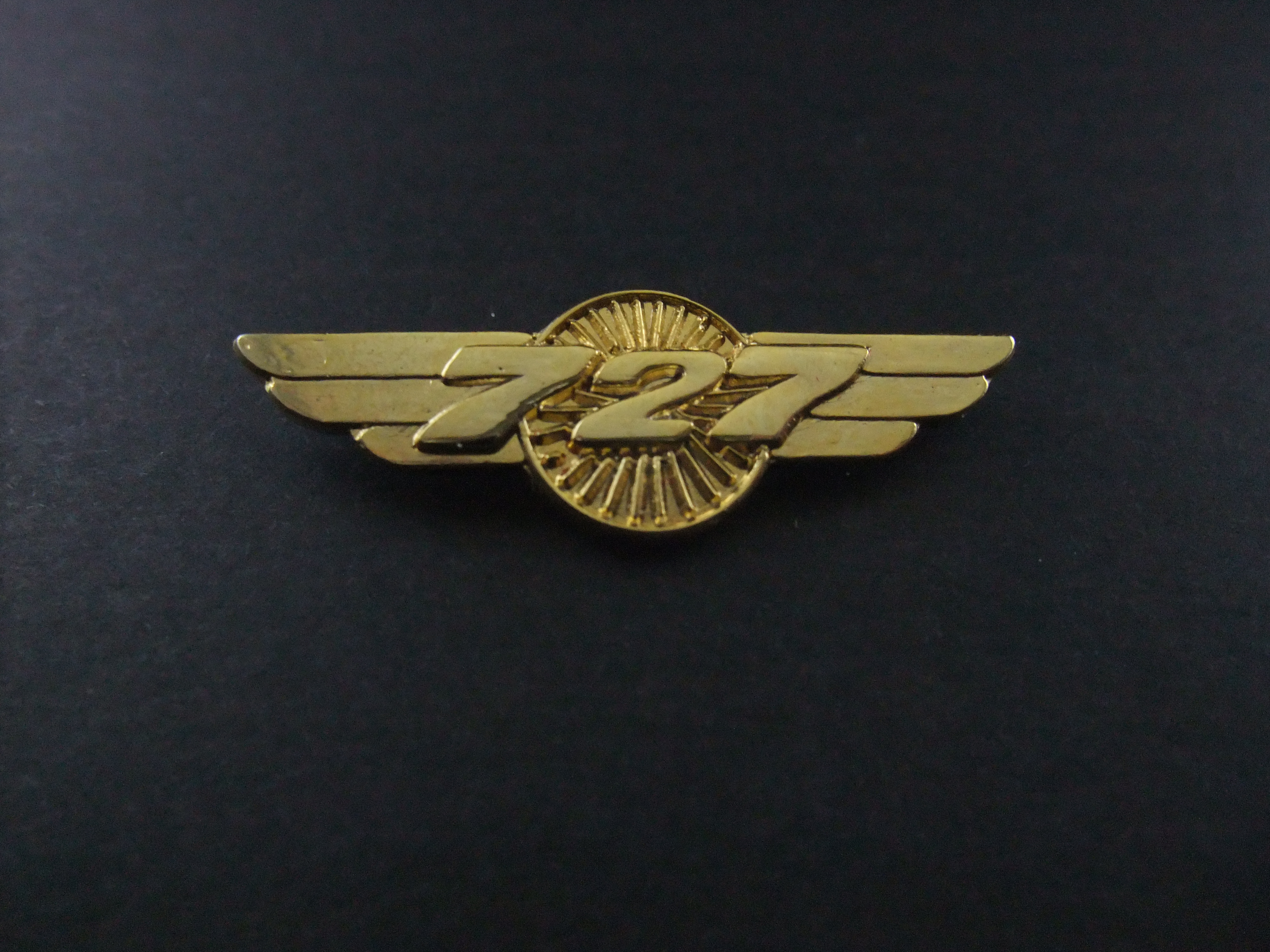 Boeing 727 Wing (Gold- Plating) logo